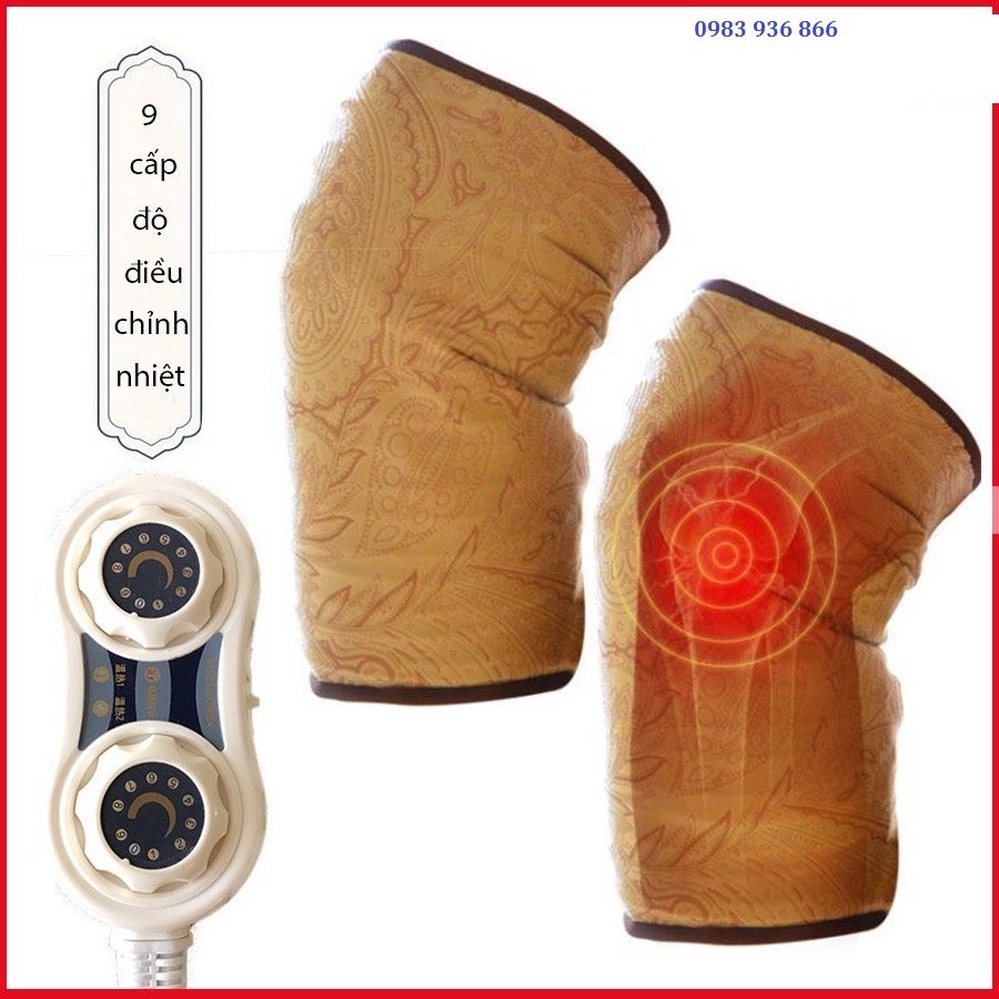 Đai chườm nóng đầu gối - lõi ngải cứu