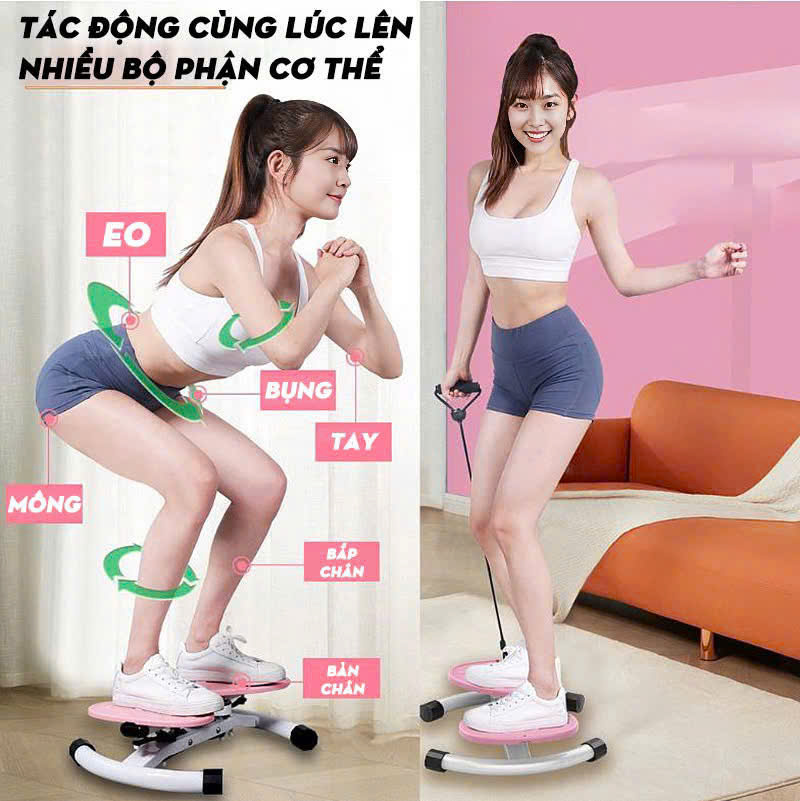 Đĩa xoay eo tự cân bằng - Bàn xoay eo thông minh - Bàn xoay eo cao cấp