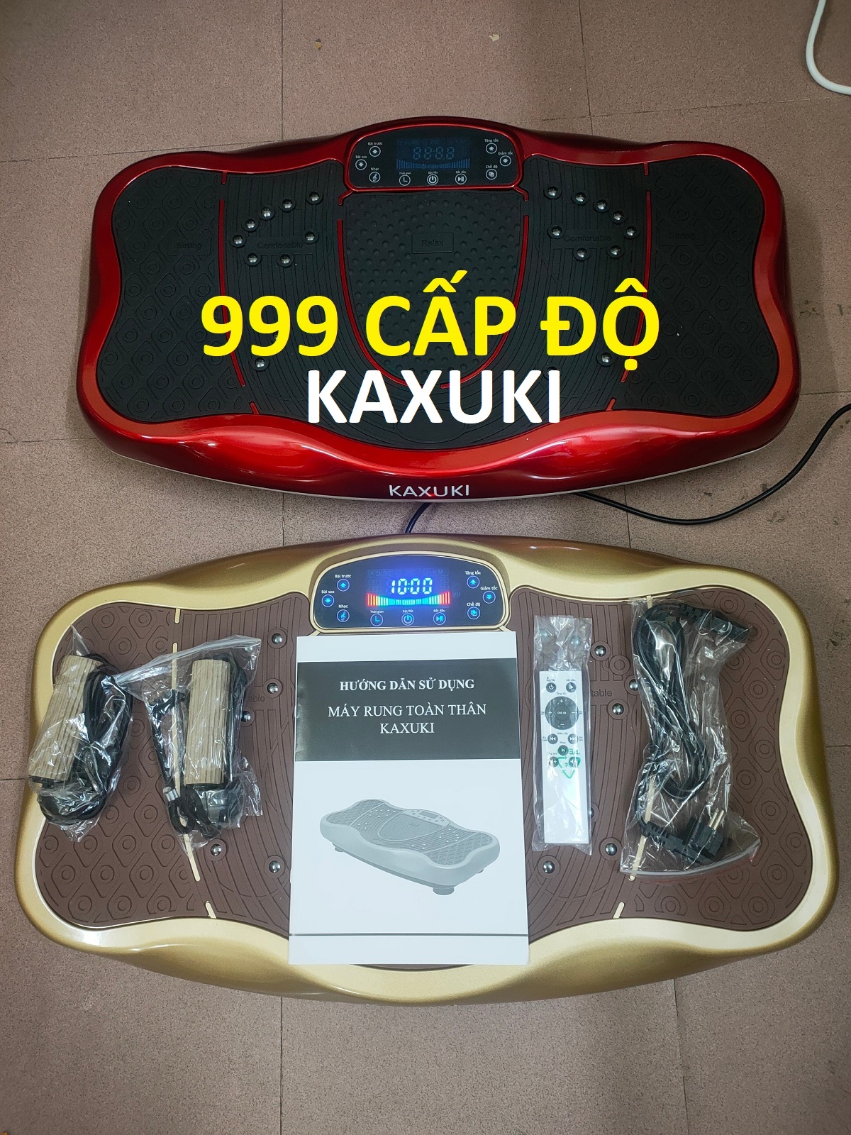 Máy Rung Giảm Cân Toàn Thân Kaxuki K6 Sử Dụng Tiếng Việt 