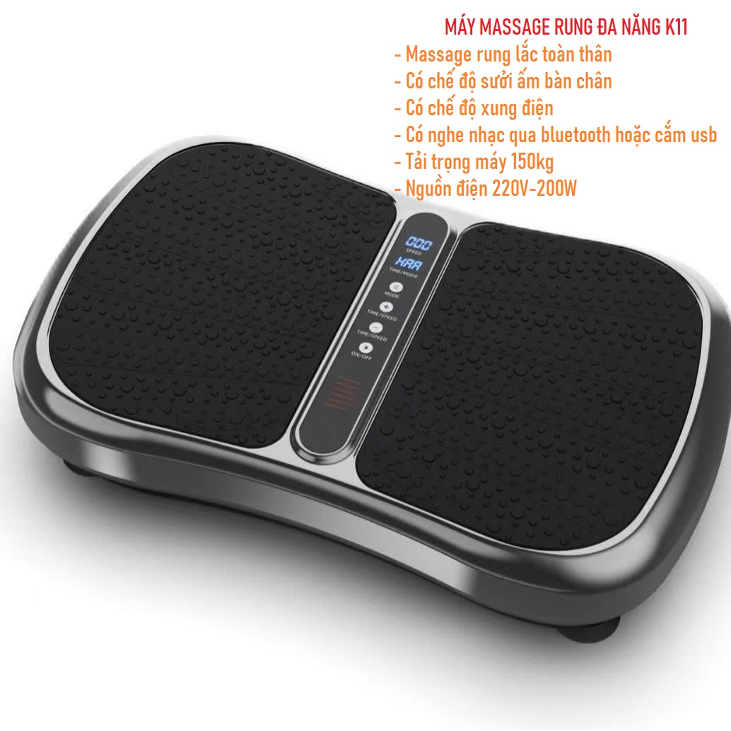 Máy Tập Toàn Thân K11 Có Làm Ấm Bàn Chân, Có Xung Điện, Kết Hợp Nghe Nhạc